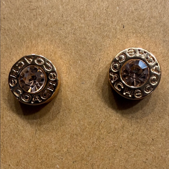 Coach Rose Gold Earrings - Picture 2 of 4